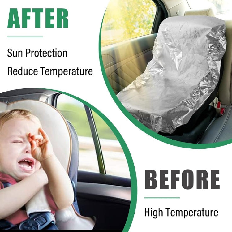 50x90cm Universal Baby Safety Seat Sunshade Dustproof Cover(Silver) - Seat Accessories by PMC TechLife | Online Shopping South Africa | PMC TechLife | Buy Now Pay Later Mobicred