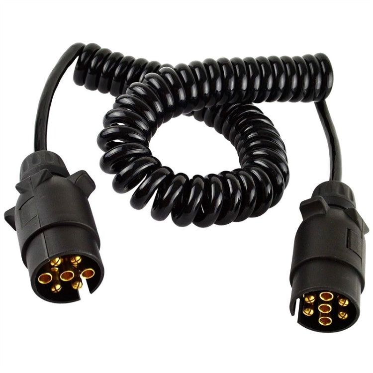 European 7 Pin 12 Volt Car Trailer Connector With Wire(1101) - Terminal connectors by PMC TechLife | Online Shopping South Africa | PMC TechLife | Buy Now Pay Later Mobicred