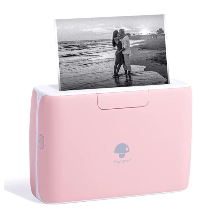 Phomemo M04S Thermal Printer Support 4 Inch Printing Width 300dpi Bluetooth Inkless Printer(Pink) - free shipping - PMC TechLife - Order now!