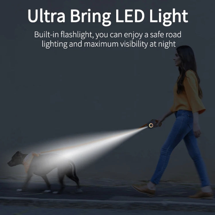 LED Light Luminous Pet Dog Leash Automatic Retractable Dog Walking Leash, Color: 3m Green - Leashes & Chest Strap by PMC TechLife | Online Shopping South Africa | PMC TechLife | Buy Now Pay Later Mobicred