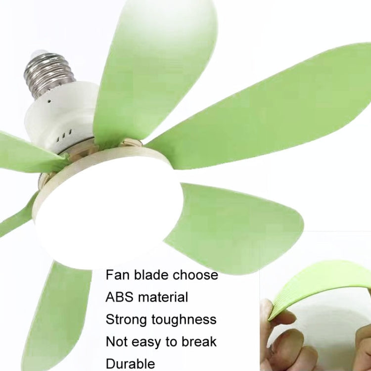 Home Small Fan Light E27 Snail Mouth Suspension Fan Lamp, Size: 520x185mm 40W Matcha Green(Remote Control Without Base) - Electric Fans by PMC Jewellery | Online Shopping South Africa | PMC Jewellery | Buy Now Pay Later Mobicred