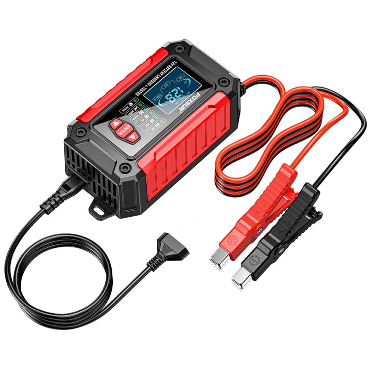 FOXSUR Cars Motorcycles 12V Lithium Cattery Charger With Battery Detection(UK Plug) - Battery Charger by FOXSUR | Online Shopping South Africa | PMC Jewellery | Buy Now Pay Later Mobicred