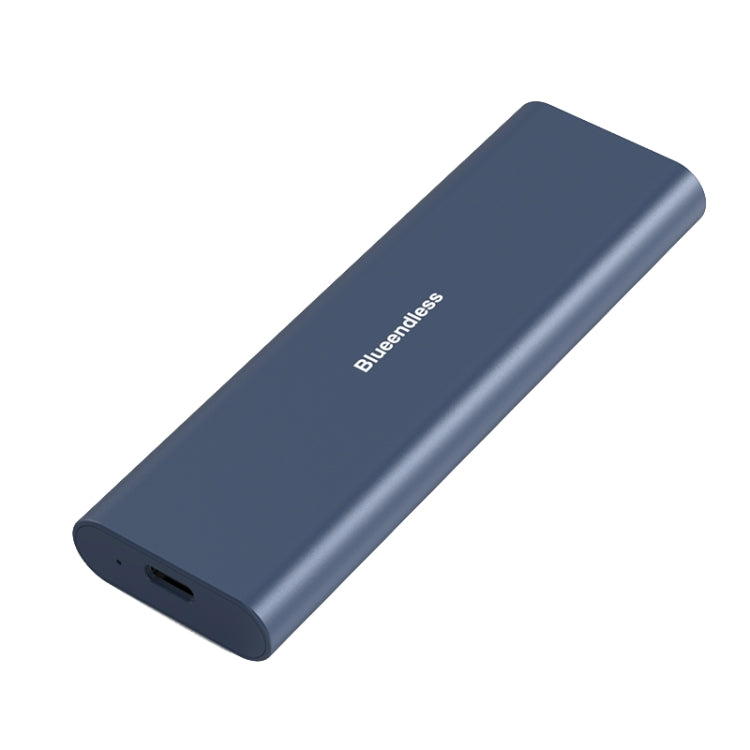 Blueendless M2815SN M.2 Dual Protocol Type-C 3.1 Mobile Hard Disk Box Laptop External SSD(Blue) - HDD Enclosure by Blueendless | Online Shopping South Africa | PMC Jewellery | Buy Now Pay Later Mobicred