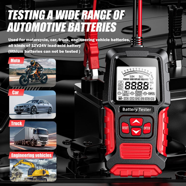 FOXSUR Automobile Motorcycle Battery Voltage Capacity Tester - free shipping - PMC TechLife - Order now!