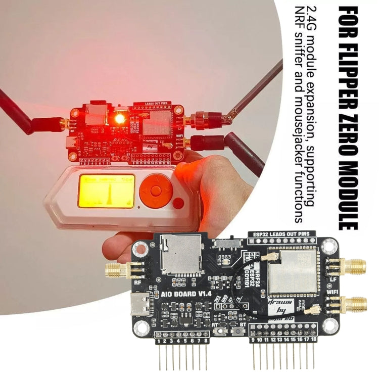 3 In 1 WIFI NRF24+ESP32 Multi-Function Expansion Module(For Flipper Zero) - Modules Expansions Accessories by PMC TechLife | Online Shopping South Africa | PMC TechLife | Buy Now Pay Later Mobicred