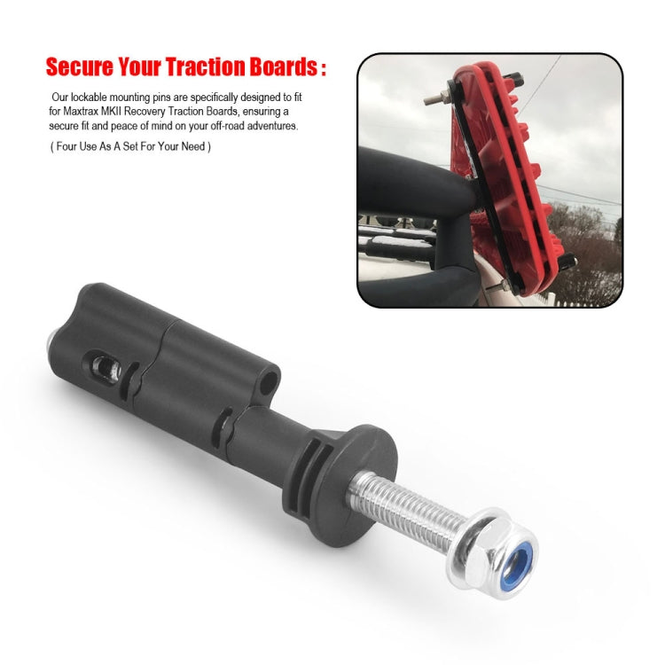 Lockable Anti-Theft Security Mounting Pin Set For MaxTrax MKII(Black) - Others by PMC TechLife | Online Shopping South Africa | PMC TechLife | Buy Now Pay Later Mobicred