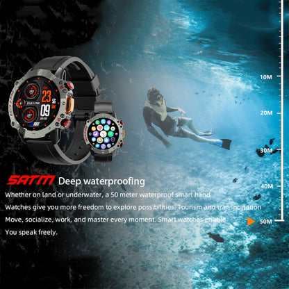 LOKMAT ZEUS3 Pro 1.39-Inch 5ATM Waterproof Outdoor Sports Bluetooth Call Smart Watch(Green) - Smart Watches by LOKMAT | Online Shopping South Africa | PMC Jewellery | Buy Now Pay Later Mobicred