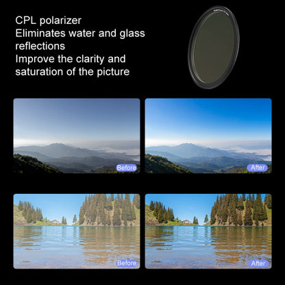 For iPhone 15 Pro / Pro Max TELESIN P10-FLT-01 Mobile Phone Photography Magnetic Filter, Style: CPL Polarizer - Others Lens by TELESIN | Online Shopping South Africa | PMC Jewellery | Buy Now Pay Later Mobicred