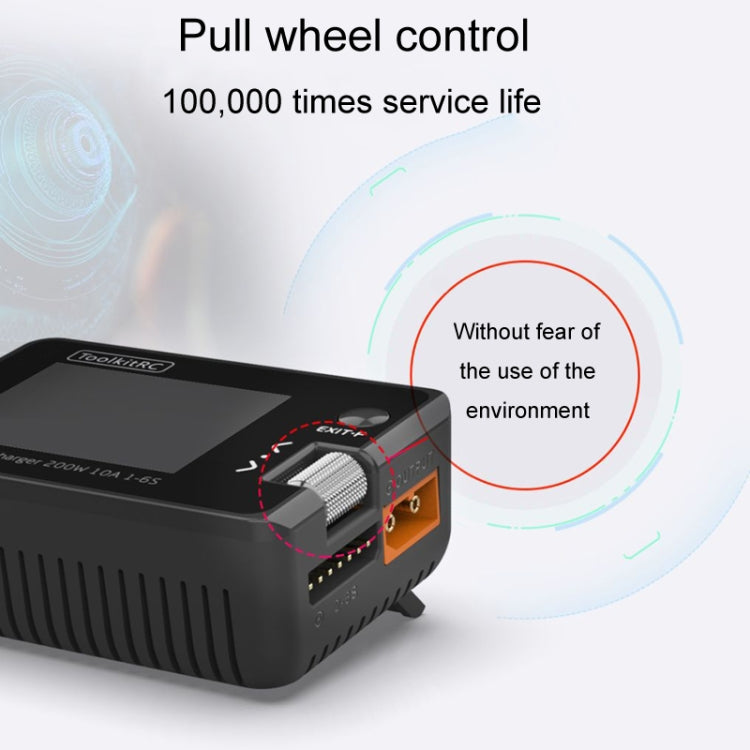 ToolkitRC M7 Boat Model Aviation Li-Po Battery Balance Charger(Black) - free shipping - PMC Jewellery - Order now!