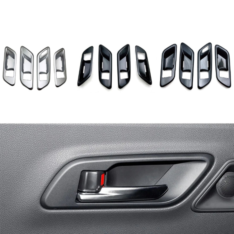 For 2023 Toyota Crown Door Handle Cover Decorative Frame, Style: Right-hand Drive(Carbon Fiber) - Decorative Strip by PMC Jewellery | Online Shopping South Africa | PMC Jewellery | Buy Now Pay Later Mobicred