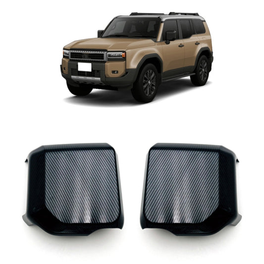 For 2024 Toyota Prado/Land Cruiser LC250 Right Hand Drive Mirror Cover(Carbon Fiber) - Convex Mirror & Accessories by PMC Jewellery | Online Shopping South Africa | PMC Jewellery | Buy Now Pay Later Mobicred