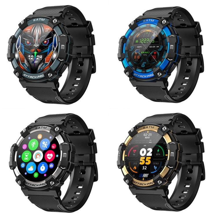 LOKMAT ATTACK 2 PRO 1.39-Inch 5ATM Waterproof Health Monitoring Bluetooth Smart Watch(Royal Blue) - Smart Watches by LOKMAT | Online Shopping South Africa | PMC Jewellery | Buy Now Pay Later Mobicred