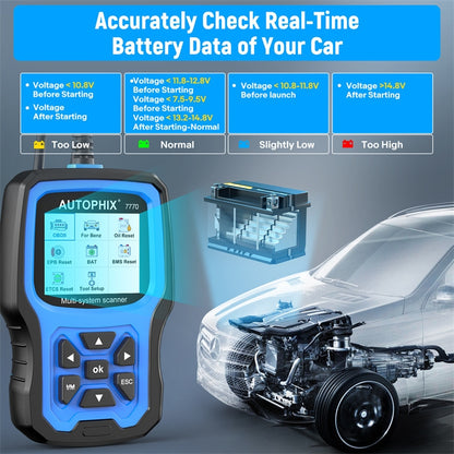 AUTOPHIX 7770 For Mercedes Benz Car Full System OBDII Diagnostic Tool Maintenance Tester - Electronic Test by AUTOPHIX | Online Shopping South Africa | PMC Jewellery | Buy Now Pay Later Mobicred