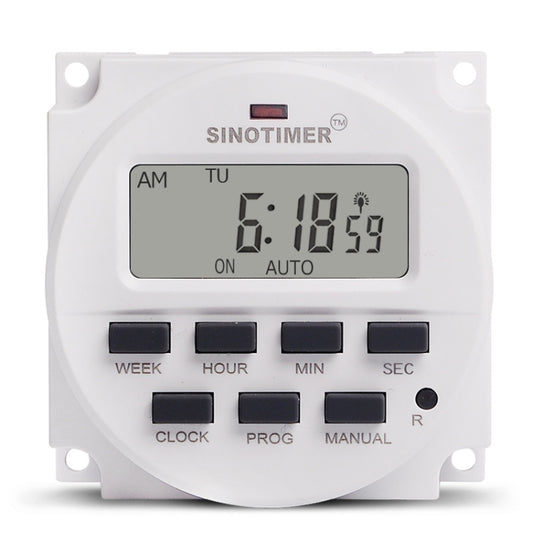 SINOTIMER TM618SH  1 Second Interval Digital LCD Timer Switch Programmable Time Relay 24V - Switch by SINOTIMER | Online Shopping South Africa | PMC Jewellery | Buy Now Pay Later Mobicred