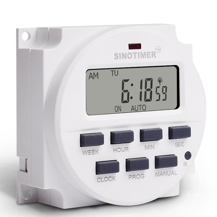 SINOTIMER TM618SH  1 Second Interval Digital LCD Timer Switch Programmable Time Relay 24V - Switch by SINOTIMER | Online Shopping South Africa | PMC Jewellery | Buy Now Pay Later Mobicred