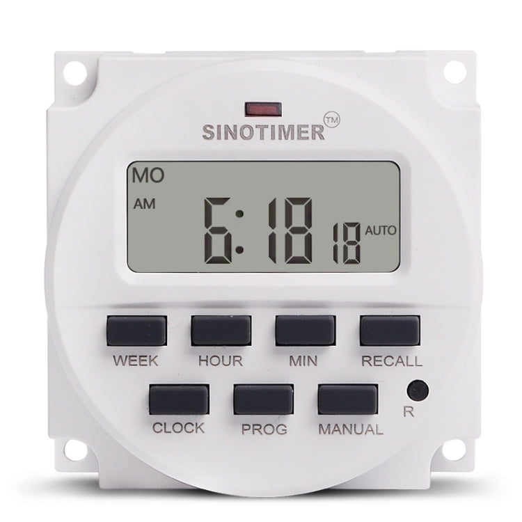 SINOTIMER TM618N-6V 7 Days Weekly Programmable Digital Electronic Timer Switch - free shipping - PMC TechLife - Order now!