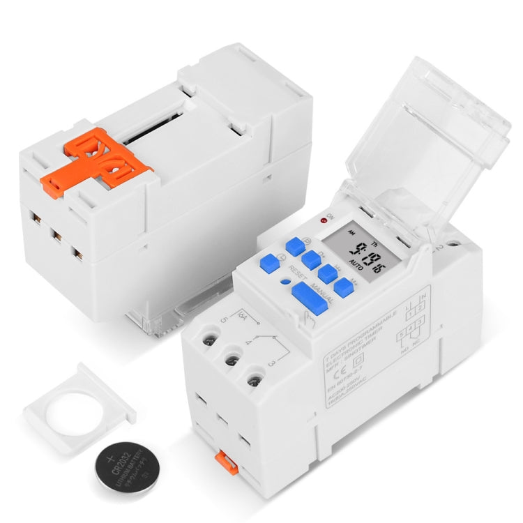 SINOTIMER TM919AK 85-265V AC 16A Din Rail Mount Digital Timer Switch Microcomputer Weekly Programmable Time Relay Control - Switch by SINOTIMER | Online Shopping South Africa | PMC TechLife | Buy Now Pay Later Mobicred