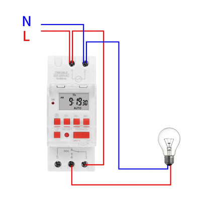 SINOTIMER TM919B-4 12V 30A Programmable Digital Timer Switch Automatic Cycle Timing Controller - Switch by SINOTIMER | Online Shopping South Africa | PMC Jewellery | Buy Now Pay Later Mobicred