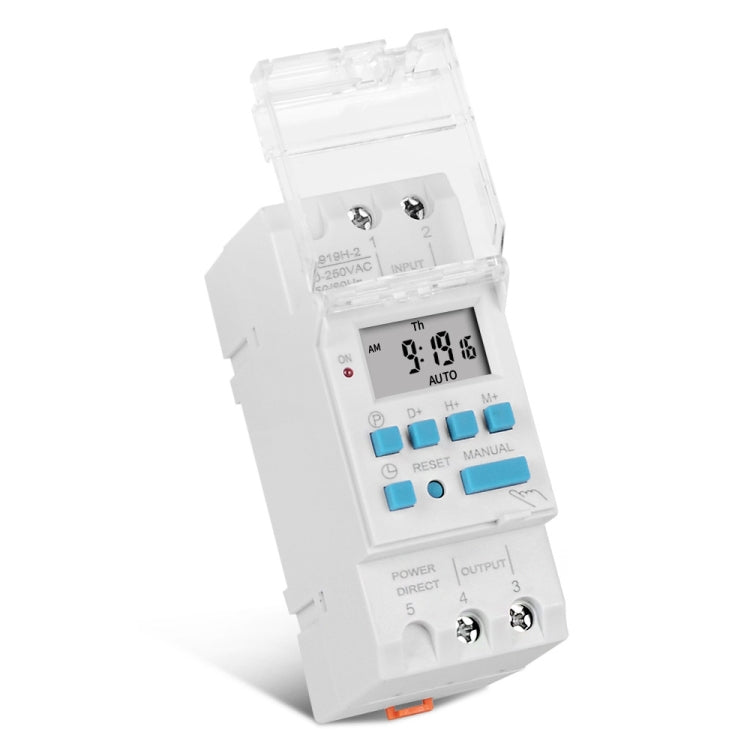 SINOTIMER TM919H-1 110V 16A DIN Rail 4 Pins Voltage Output Digital Switch Timer Automatic Cycle Timing Controller - Switch by SINOTIMER | Online Shopping South Africa | PMC Jewellery | Buy Now Pay Later Mobicred