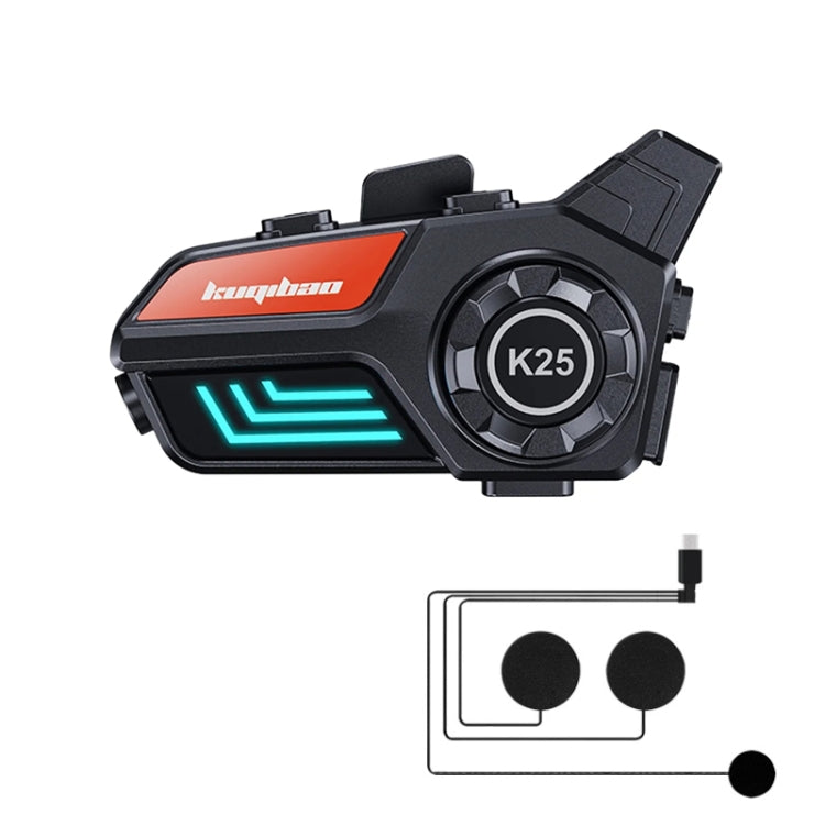 KUQIBAO Motorcycle Helmet Waterproof Bluetooth-compatible Headset With Light(Soft Microphone) - free shipping - PMC TechLife - Order now!