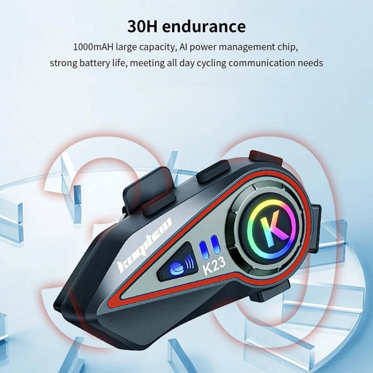 KUQIBAO Motorcycle Helmet Long-Lasting Bluetooth-compatible Headset With Light(Hard Microphone) - free shipping - PMC TechLife - Order now!