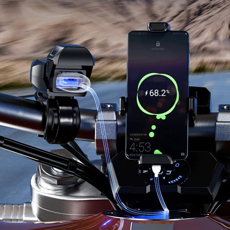Kewig Motorcycle Phone Charger Outdoor Riding Fast Charging Waterproof USB Charging Stand, Model: B10-A - Battery Charger by Kewig | Online Shopping South Africa | PMC Jewellery | Buy Now Pay Later Mobicred