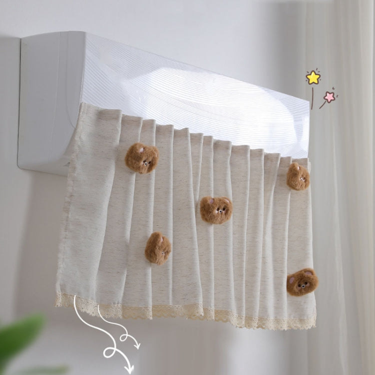 Air Conditioner Windshield Anti-Direct Blow Baby Windshield Curtain Dust Cover, Model: Vertical White Rabbit - free shipping - PMC TechLife - Order now!