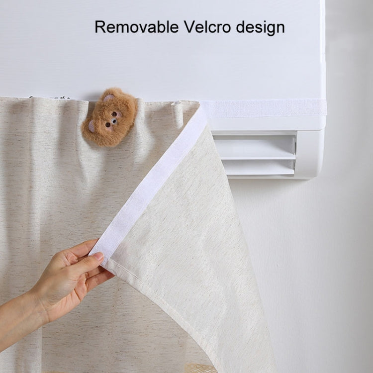 Air Conditioner Windshield Anti-Direct Blow Baby Windshield Curtain Dust Cover, Model: Vertical White Rabbit - free shipping - PMC TechLife - Order now!