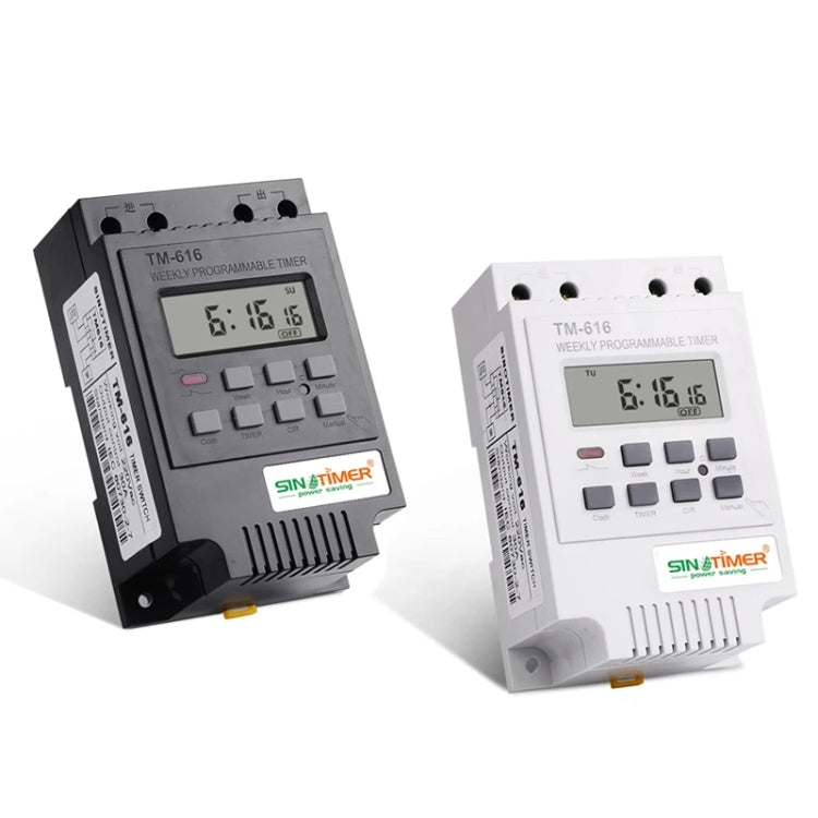 SINOTIMER TM616B-1 110V 30A Weekly Programmable Digital Timer Switch Relay Control - Switch by SINOTIMER | Online Shopping South Africa | PMC Jewellery | Buy Now Pay Later Mobicred