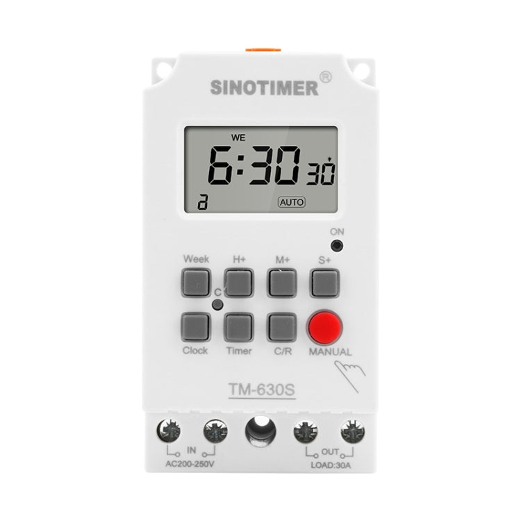SINOTIMER TM630S-4 12V 30A Timer Switch 1 Second Interval Weekly Programmable Time Relay - free shipping - PMC TechLife - Order now!
