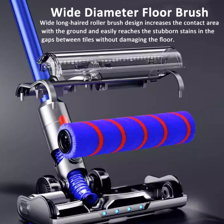 For Dyson V6 Vacuum Cleaner Soft Velvet Floor Brush Head with LED Lighting Independent Motor - For Dyson Accessories by PMC Jewellery | Online Shopping South Africa | PMC Jewellery | Buy Now Pay Later Mobicred