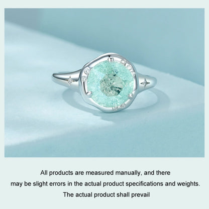 S925 Sterling Silver Platinum Plated Clear Dreamy Ice Zircon Ring(No.6) - Rings by PMC Jewellery | Online Shopping South Africa | PMC Jewellery | Buy Now Pay Later Mobicred