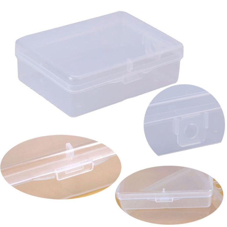 10pcs Rectangle Plastic Transparent Storage Box With Lid Dustproof Earring Ring Jewelry Storage Box, Size: 6.7x4.9x2.3cm - Jewelry Storages by PMC Jewellery | Online Shopping South Africa | PMC Jewellery | Buy Now Pay Later Mobicred