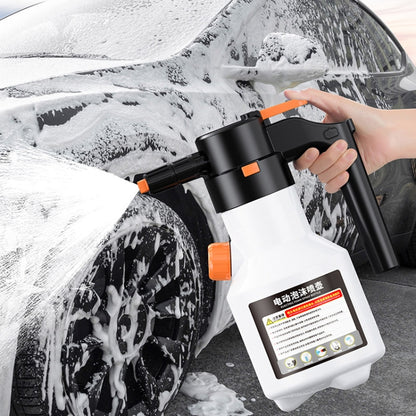 2L Car Wash Electric Foam Sprayer Rechargeable Pressurized PA Pot Electric Booster Sprayer(Grey) - Car washing supplies by PMC Jewellery | Online Shopping South Africa | PMC Jewellery | Buy Now Pay Later Mobicred