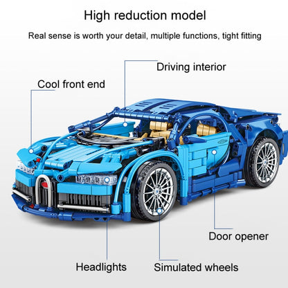 SEMBO 8600 1:14 Sports Racing Car Model Building Blocks Puzzle Assembly Children Toy - Building Blocks by SEMBO | Online Shopping South Africa | PMC Jewellery | Buy Now Pay Later Mobicred