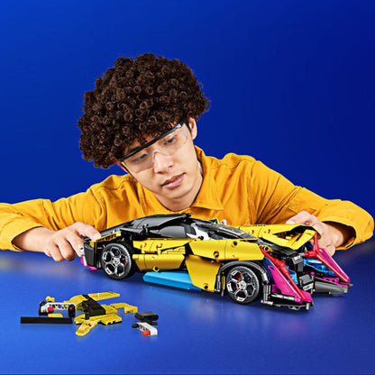 SEMBO 8553 1:14 Sports Racing Car Model Building Blocks Puzzle Assembly Children Toy - Building Blocks by SEMBO | Online Shopping South Africa | PMC Jewellery | Buy Now Pay Later Mobicred