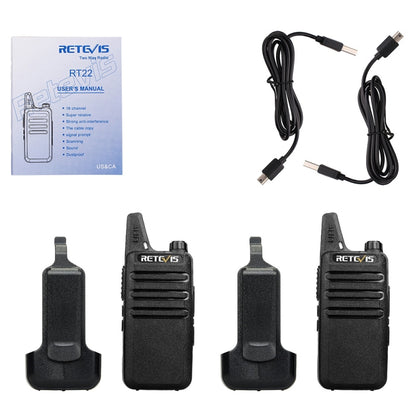 RETEVIS RT22 Hotel Mini Charging Two-Way Wireless Intercom Walkie Talkie(EU Frequency no Plug) - Handheld Walkie Talkie by RETEVIS | Online Shopping South Africa | PMC Jewellery | Buy Now Pay Later Mobicred