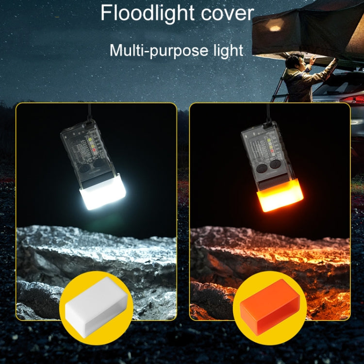 V20 Portable Keychain Light Rechargeable Bright Mini Flashlight(White Red Light) - free shipping - PMc TechLife - Order now!