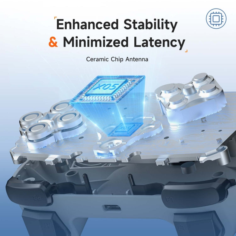 EasySMX X05 Wireless Gamepad Hall RGB Effect Controller For PC / Phone / Switch / Steam Deck(White) - free shipping - PMC Jewellery - Order now!