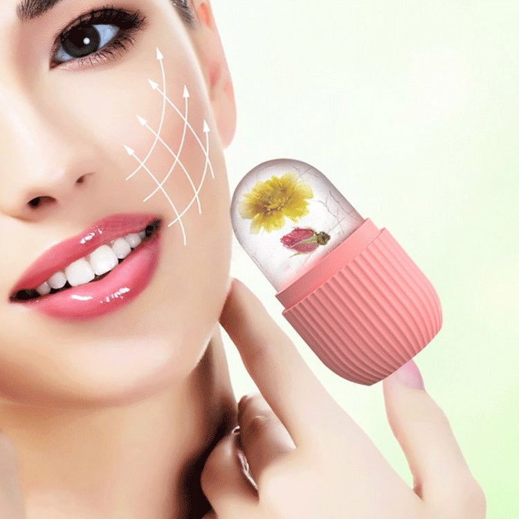 Silicone Wave Pattern Ice Compartment Mould Facial Beauty Massage Pore Shrinking Ice Cube Mold(Blue) - free shipping - PMC TechLife - Order now!