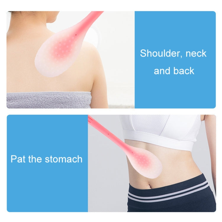 Meridian Points Gua Sha Patting Board Silicone Palm Massage Whacker, Style: Green 32cm - free shipping - PMC TechLife - Order now!