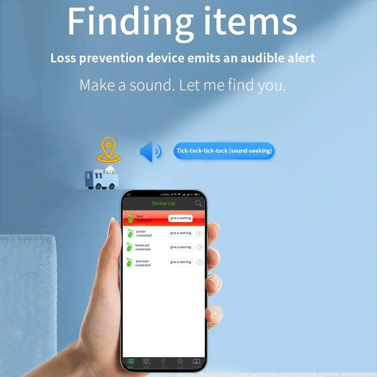 Mini Pet Smart Anti-lost Device Portable GPS Locator Bluetooth Tracker(White) - Pet Tracker by PMC TechLife | Online Shopping South Africa | PMC TechLife | Buy Now Pay Later Mobicred