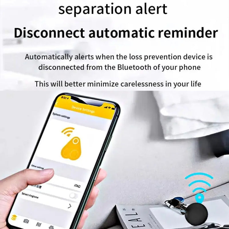 Mini Pet Smart Anti-lost Device Portable GPS Locator Bluetooth Tracker(White) - Pet Tracker by PMC TechLife | Online Shopping South Africa | PMC TechLife | Buy Now Pay Later Mobicred