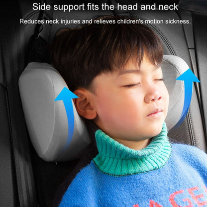 Car U-shaped Neck Pillow Soft Headrest Children Car Seat Side Sleeping Pillow(Grey) - Seat Accessories by PMC Jewellery | Online Shopping South Africa | PMC Jewellery | Buy Now Pay Later Mobicred