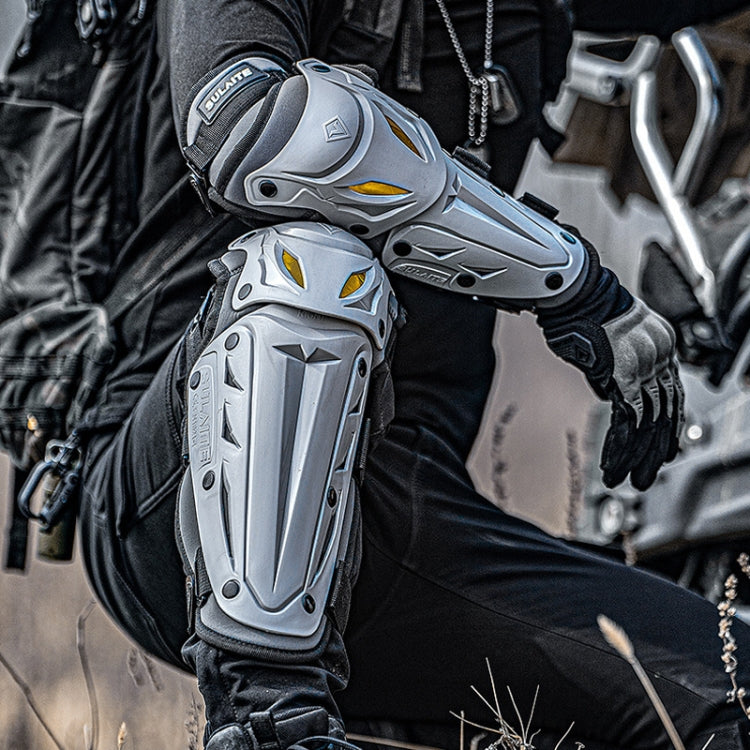 SULAITE Motorcycle Outdoor Riding Breathable Protective Equipment, Color: 2pcs /Set Elbow Pads Gray - free shipping - PMC TechLife - Order now!