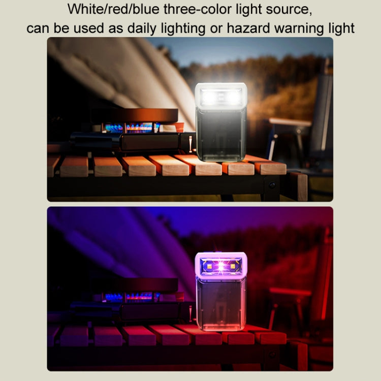 Mini Type-C Rechargeable Outdoor Keychain Light Flashlight(Lamp Head Rotatable Black) - Mini Flashlight by PMc TechLife | Online Shopping South Africa | PMc TechLife | Buy Now Pay Later Mobicred