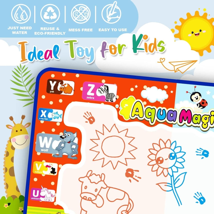 78x78cm Water Doodle Mat Writing Board Mat Magic Pen For Kids, Spec: Set 1 - Drawing Toys by PMC Jewellery | Online Shopping South Africa | PMC Jewellery | Buy Now Pay Later Mobicred