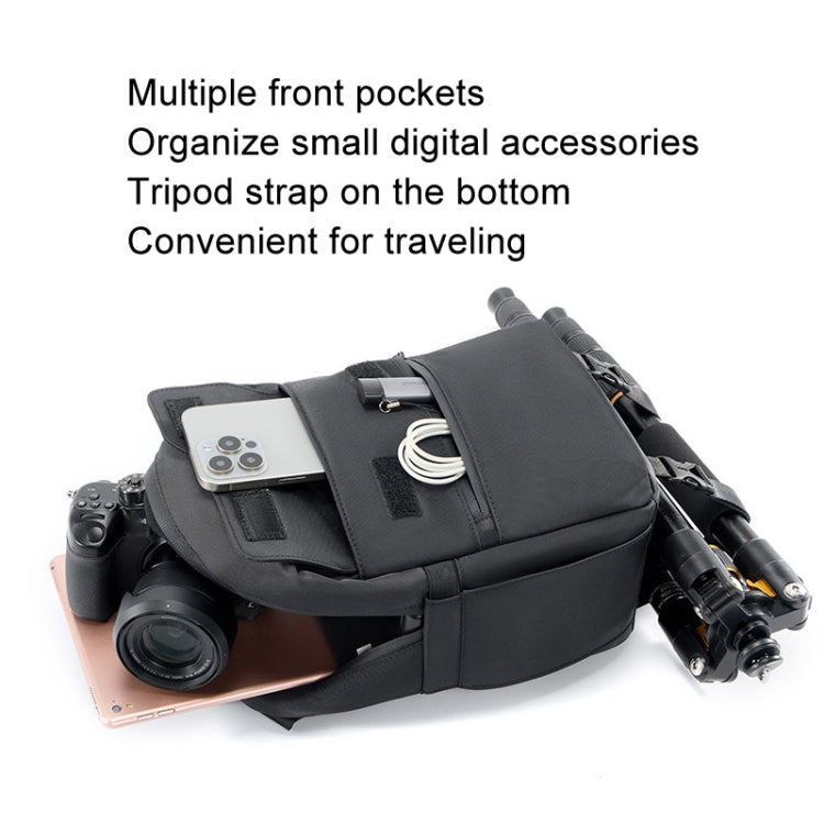 Cwatcun D93 Casual Camera Bag Waterproof Photography Bag(3.0 Small Black) - free shipping - PMC TechLife - Order now!