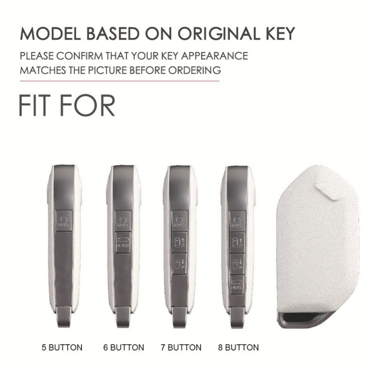 For Kia 2024 Hallmo Car Key Protective Cover, Color: 8 Keys Black - Car Key Cases by Hallmo | Online Shopping South Africa | PMC TechLife | Buy Now Pay Later Mobicred