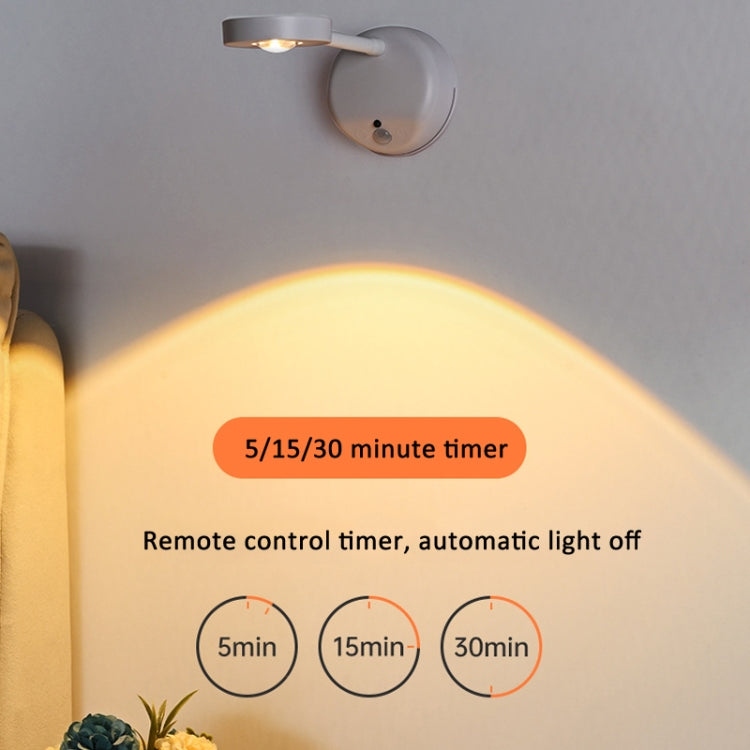 Rechargeable LED Motion Sensor Wireless Spotlight With Remote Control 2000mAH White - Sensor LED Lights by PMC TechLife | Online Shopping South Africa | PMC TechLife | Buy Now Pay Later Mobicred